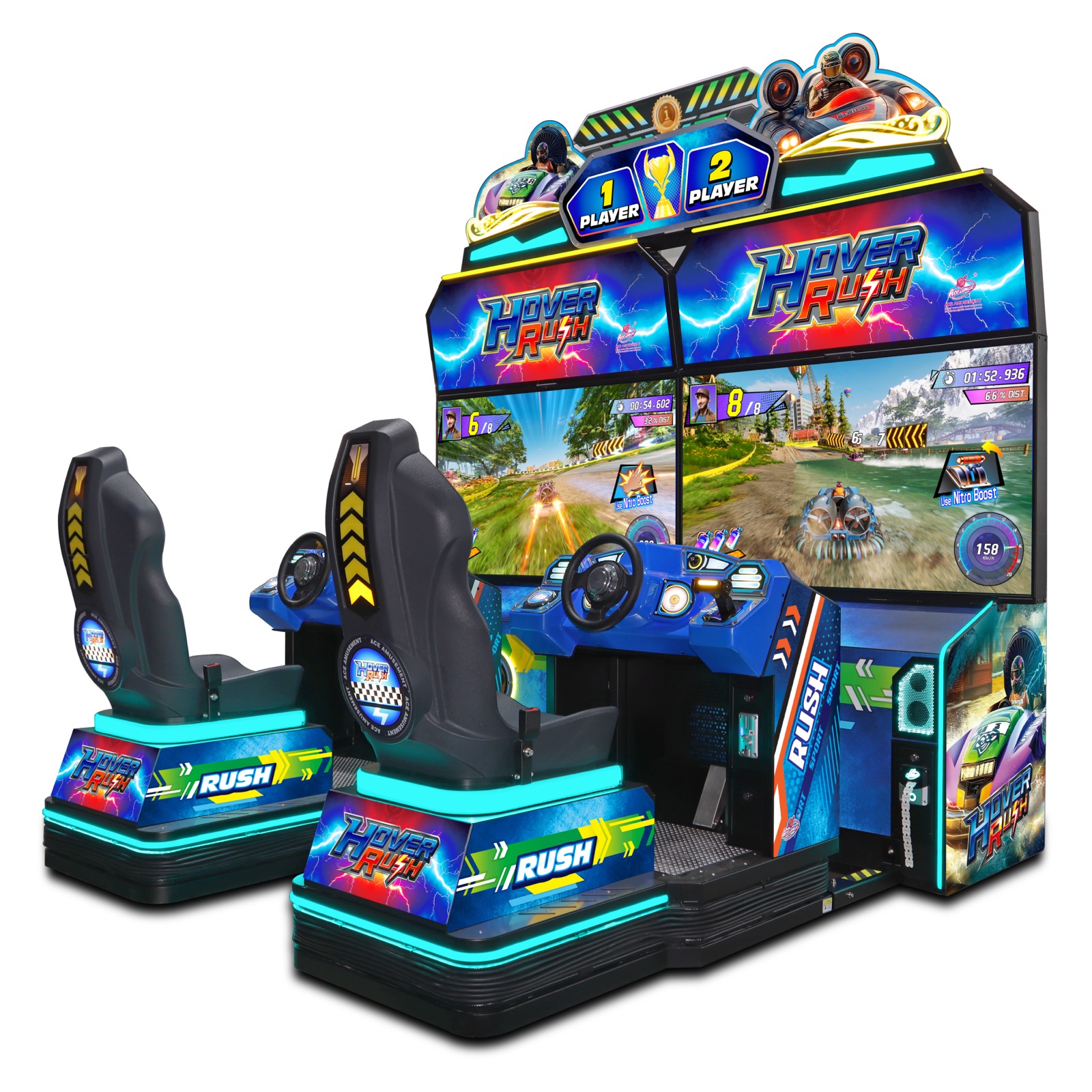 Hover Rush (twin, 2 spelers)