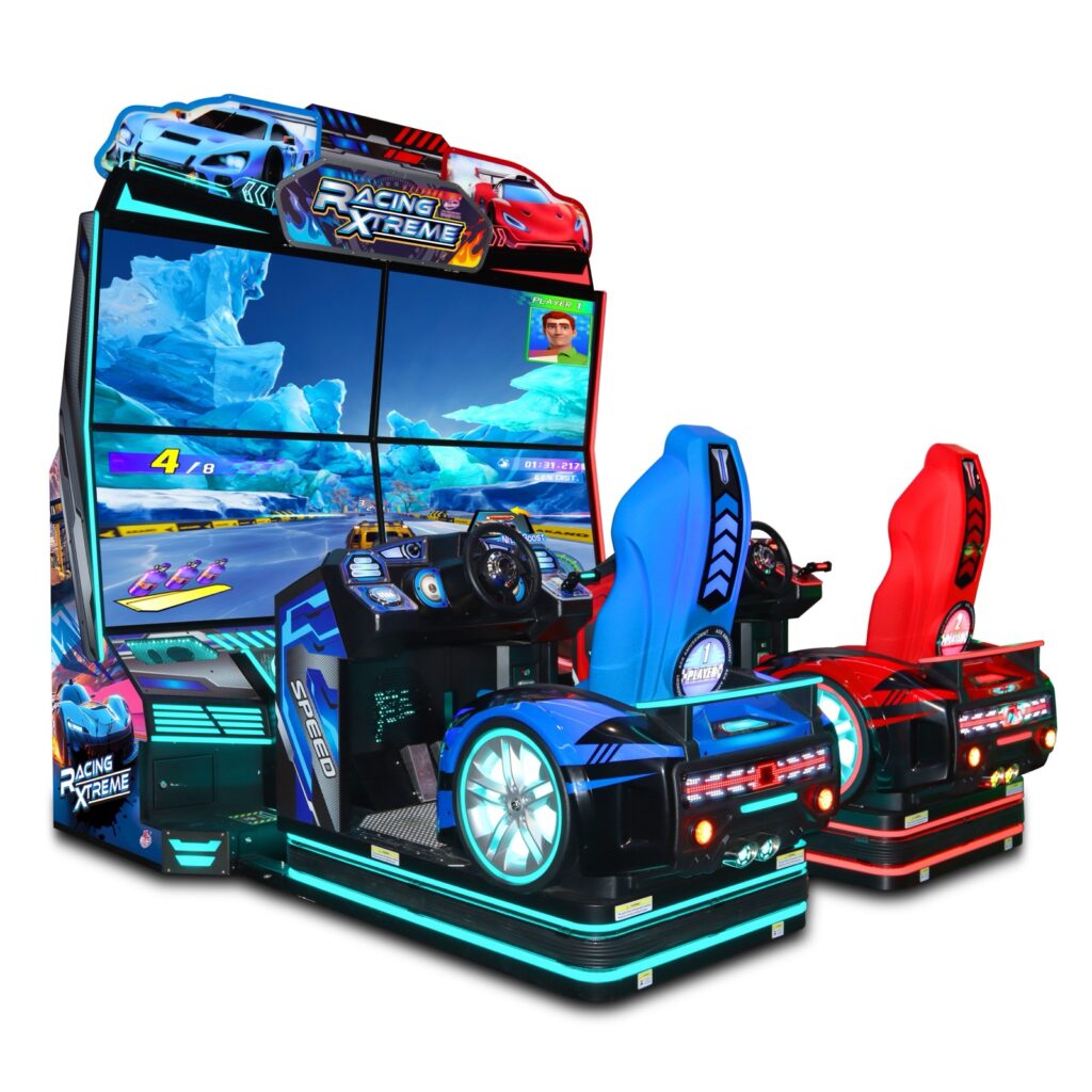 Racing Xtreme DX (4 monitoren, blauw-rood)